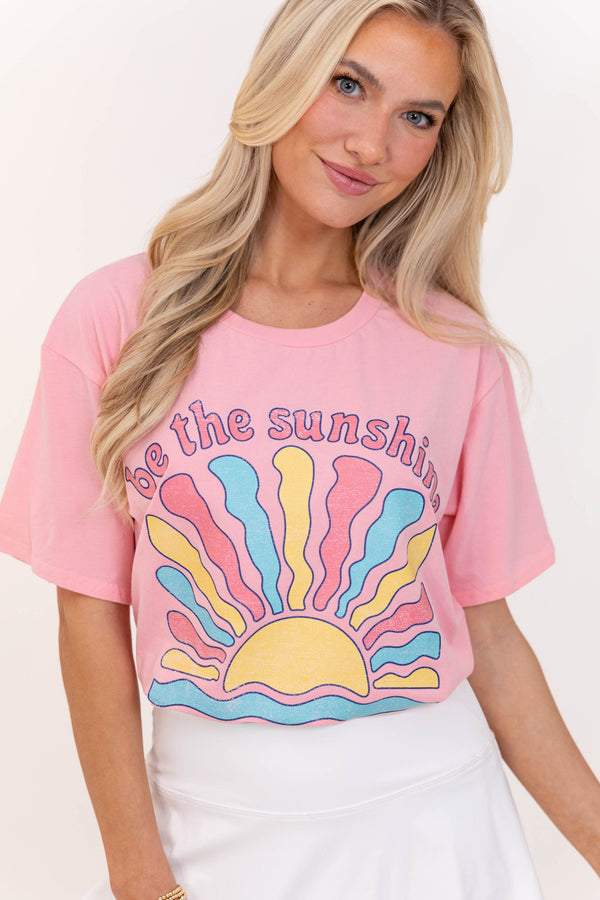 Be The Sunshine Blush Graphic Tee
