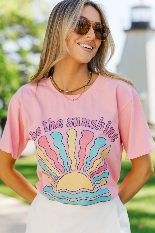 Be The Sunshine Blush Graphic Tee