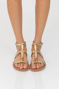 Light & Lovely Gold Sandals