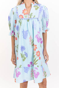 The Quick Change Mint Floral Dress
