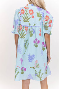 The Quick Change Mint Floral Dress