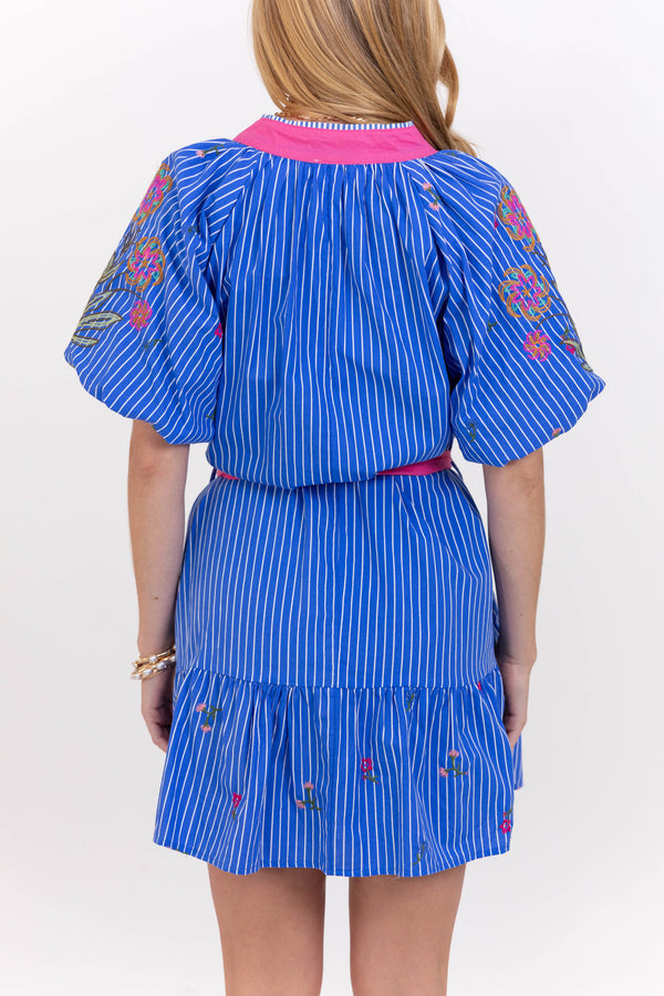 No Stress Style Blue Dress