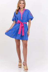 No Stress Style Blue Dress