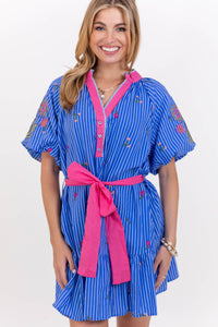 No Stress Style Blue Dress