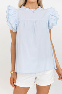 Modern Moments Light Blue Blouse