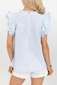 Modern Moments Light Blue Blouse