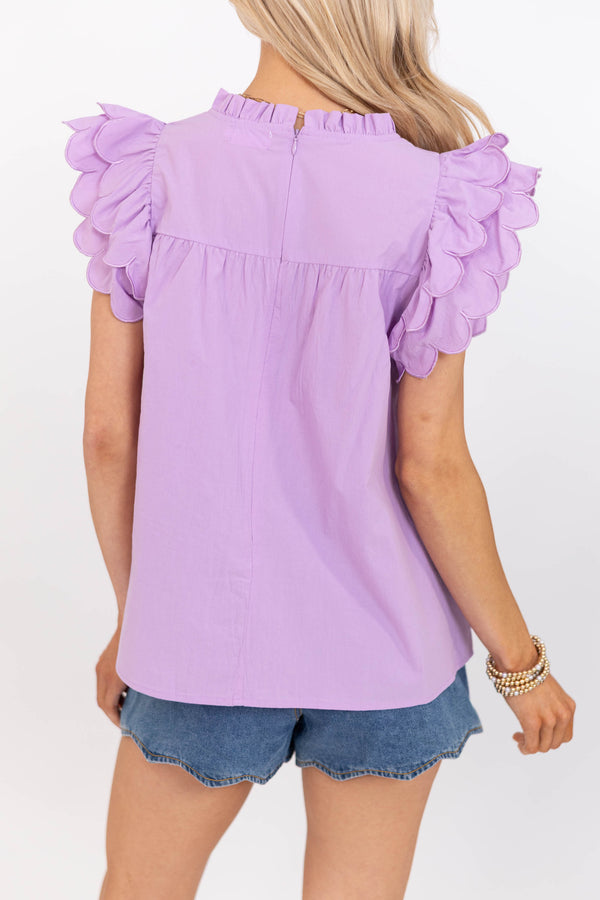 Modern Moments Lavender Blouse