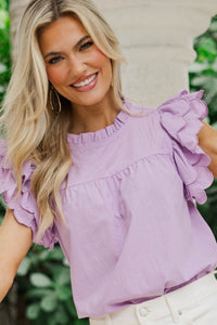Modern Moments Lavender Blouse