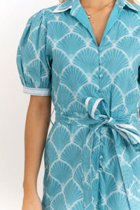 Hoping You Know Teal Abstract Romper