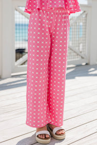 Girls: Playdate Pretty Pink Bow Print Set