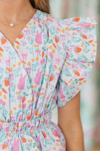 Girls: Find Yourself Light Blue Novelty Dress