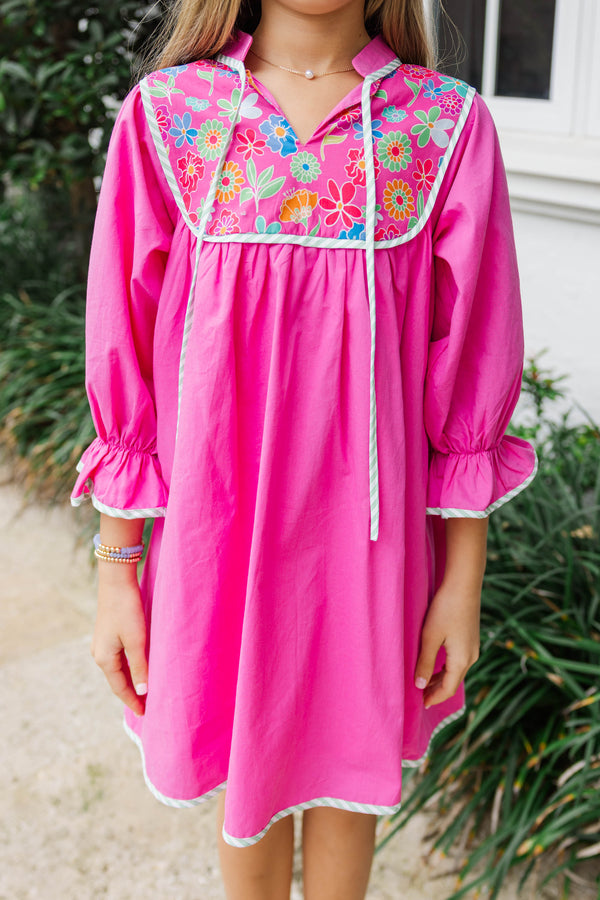 Girls: All The Little Things Pink Floral Dress