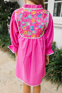 Girls: All The Little Things Pink Floral Dress