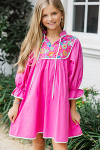 Girls: All The Little Things Pink Floral Dress