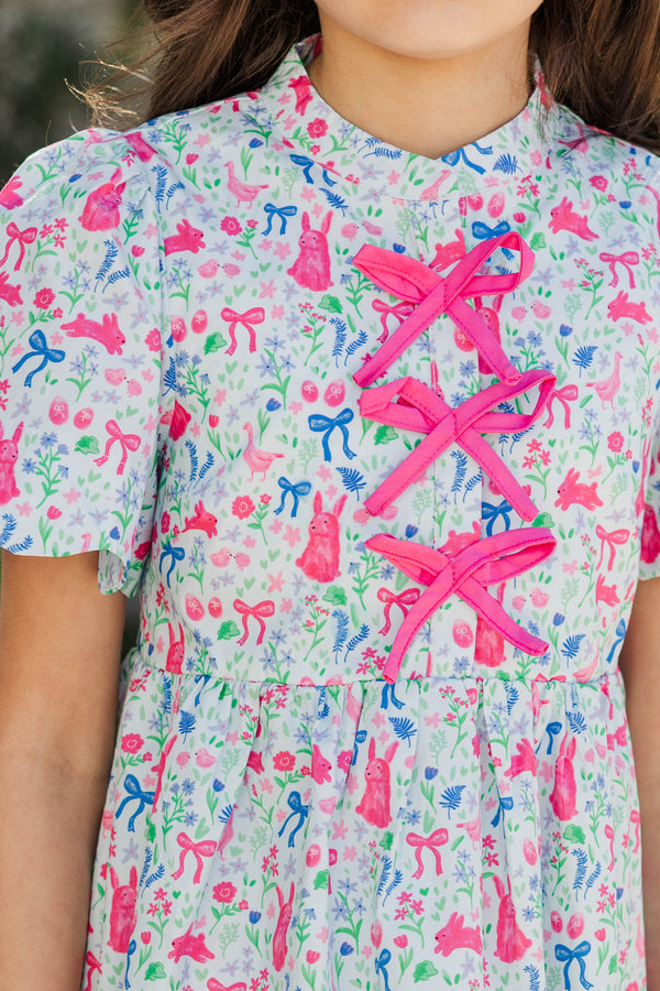 Girls: Sweetest Style Light Blue Novelty Dress