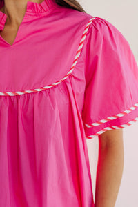 Feels Like Home Again Pink Blouse