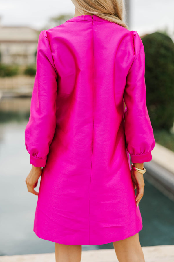 Feeling Like A Queen Fuchsia Dress  Shop the Mint