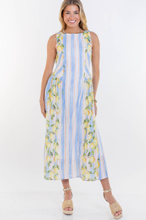 Pretty Looks Good On You Blue Midi Dress