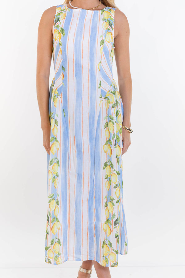 Pretty Looks Good On You Blue Midi Dress