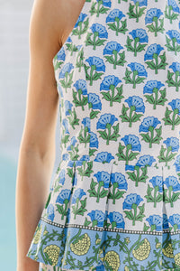 Classic With A Twist Blue Medallion Tank