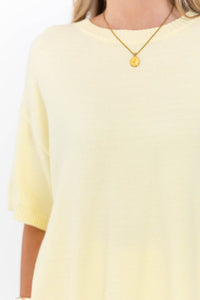 A Little Extra Pretty Yellow Sweater