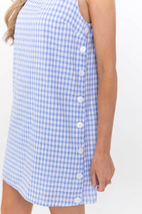Easy Styling Staple Light Blue Gingham Dress