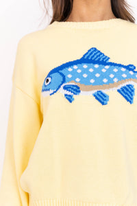 The One You’ll Reach For Yellow Fish Sweater