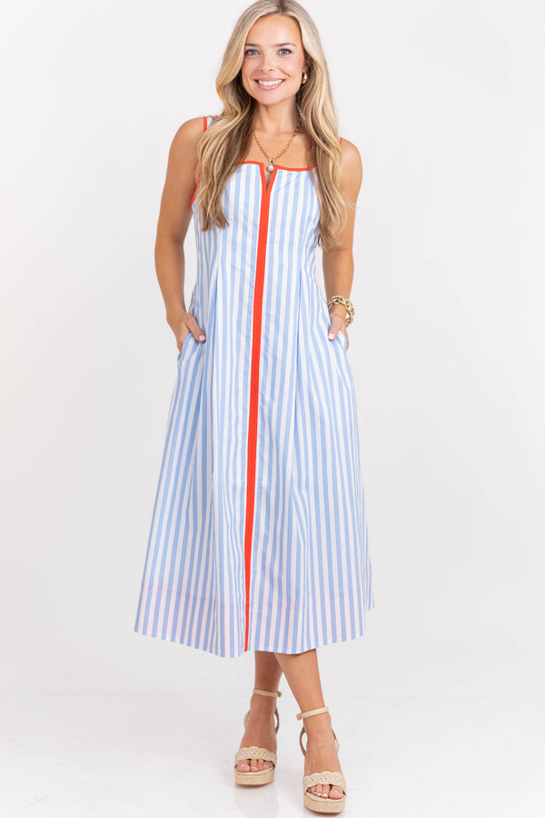 Made To Wear Light Blue Midi Dress