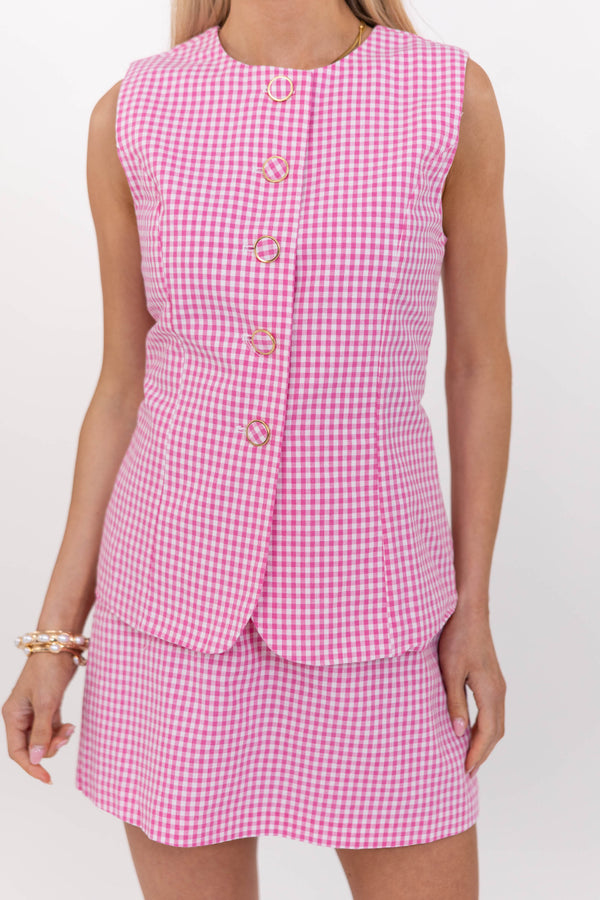 So Easy To Love Pink Romper