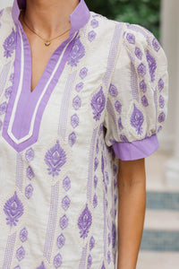 Simply Can’t Resist Lavender Blouse