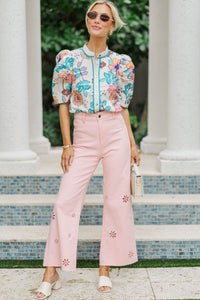 Made To Be Loved Teal Blouse