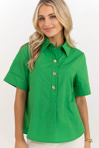 The Kind You Love Green Blouse