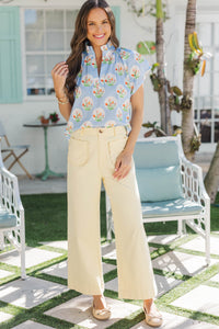 Feeling Extra Lovely Blue Blouse