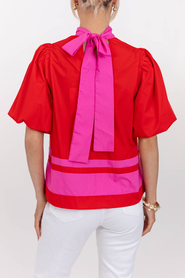 Daily Wear Approved Red Blouse