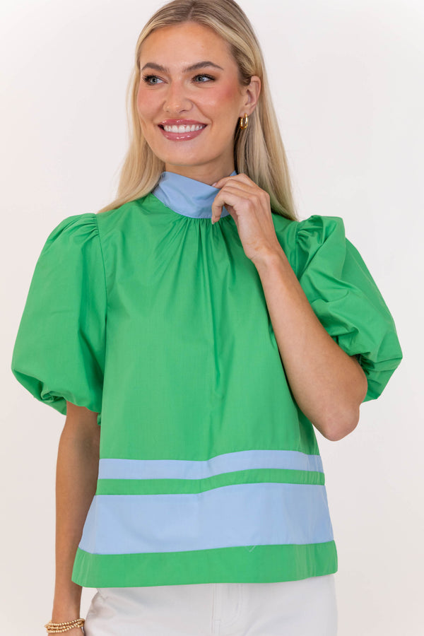 Daily Wear Approved Green Blouse