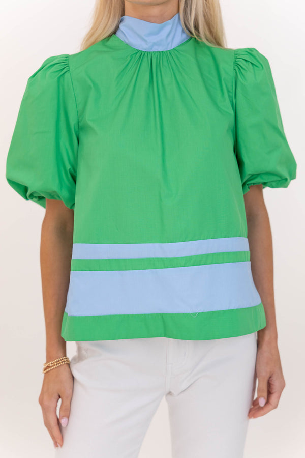 Daily Wear Approved Green Blouse