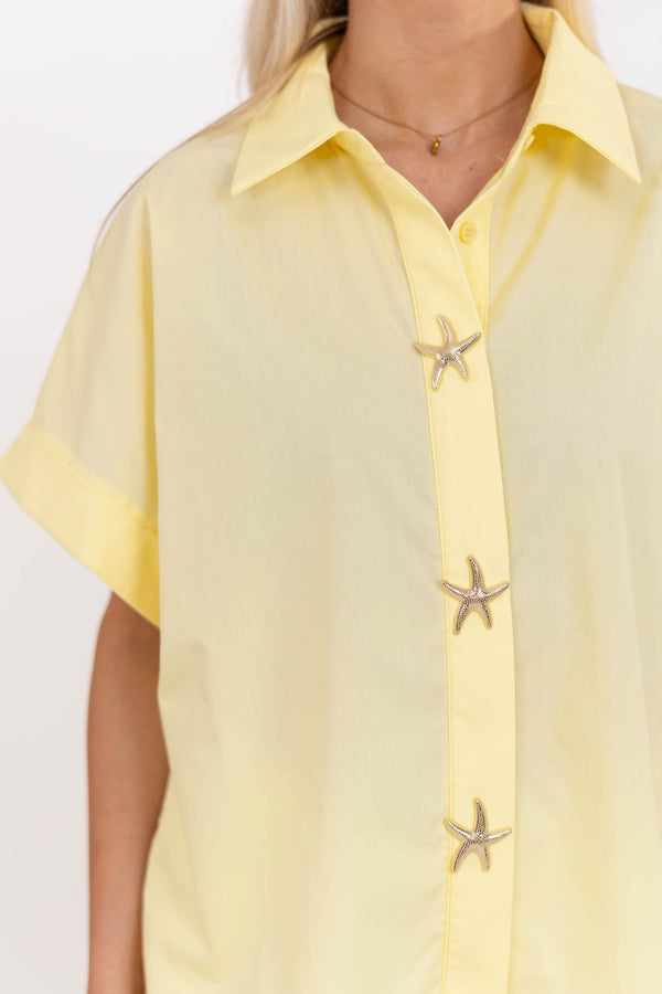 All Because Of You Yellow Blouse