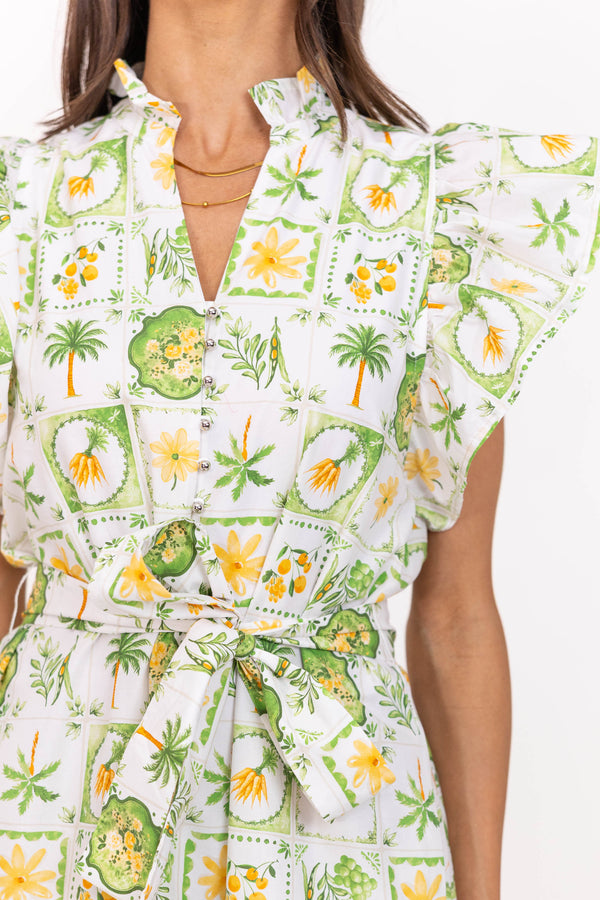 Soft Petals Green Ditsy Floral Midi Dress Shop the Mint Soft Petals Green Ditsy Floral Midi Dress Shop the Mint