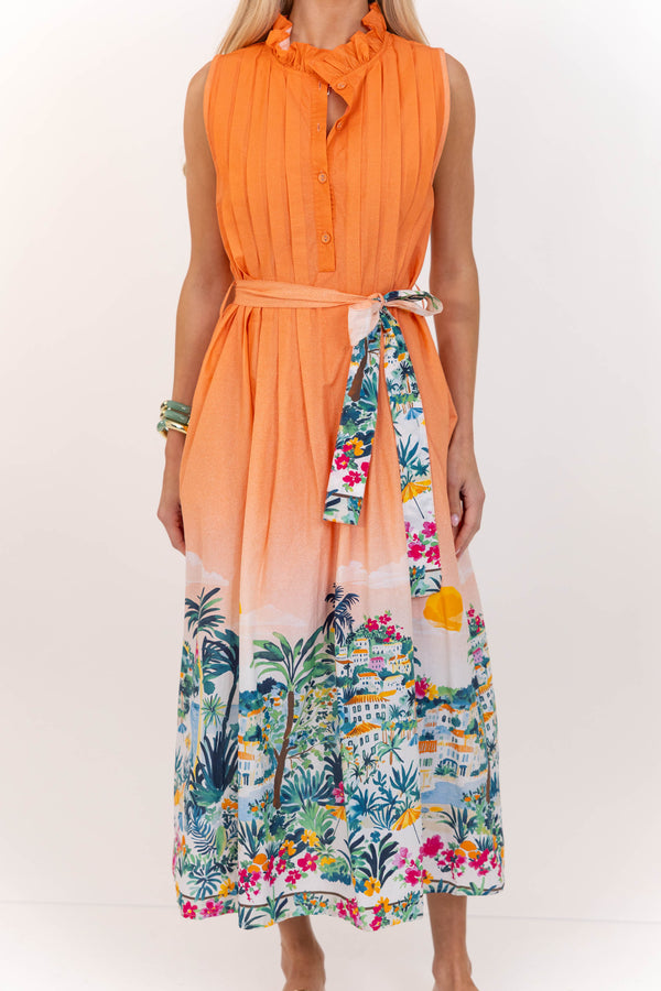 Morning Market Orange Dress