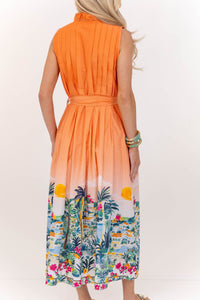 Morning Market Orange Dress