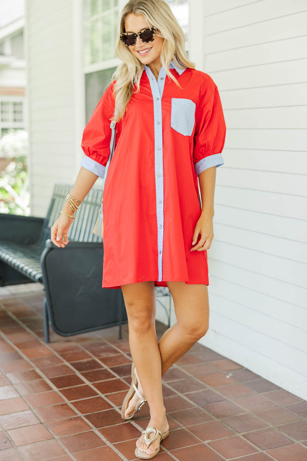 Sunset Escape Red Dress