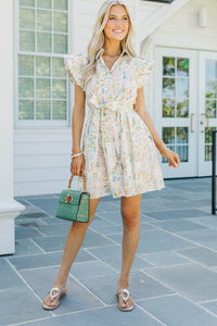 Barefoot Beauty Pink Floral Dress