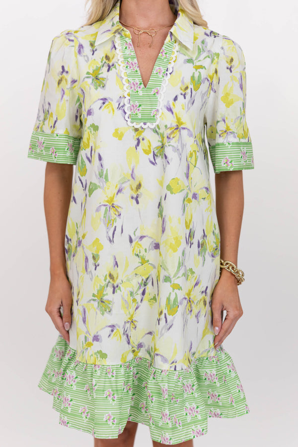 Easy Answer Lime Green Dress