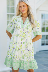 Easy Answer Lime Green Dress