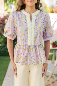 Always On Hand Pink Floral Blouse