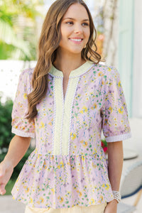 Always On Hand Pink Floral Blouse