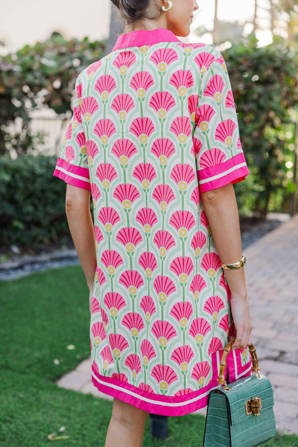 Closet Staple Pink Medallion Dress