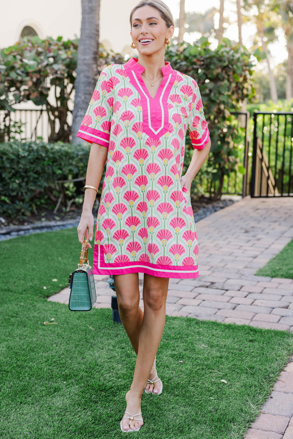 Closet Staple Pink Medallion Dress