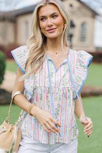 Light And Easy Favorite Blue Blouse