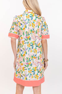 Easy To Wear Coral Shift Dress